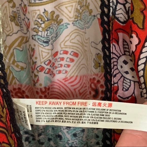 Free People Bohemian blouse/body suit - Picture 6 of 6